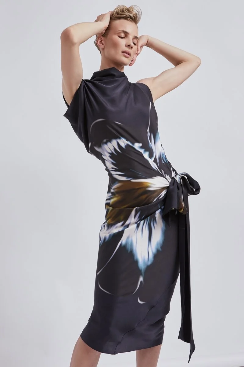 Kaija Artwork Print Transformable Dress