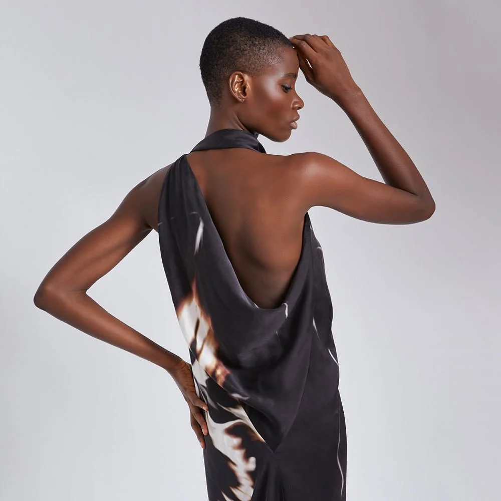 Naida Artwork Print Dress