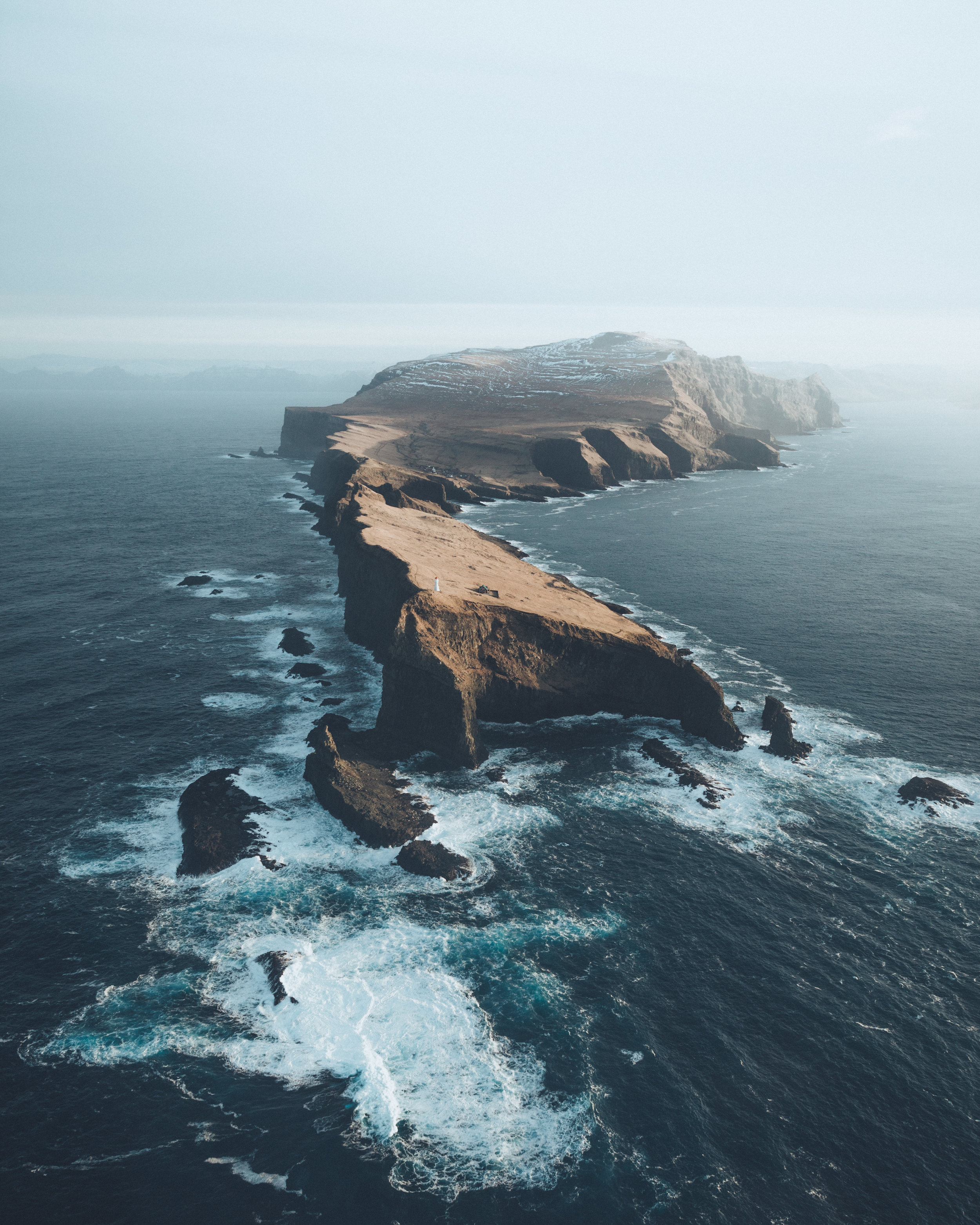  Flying over Mykines 