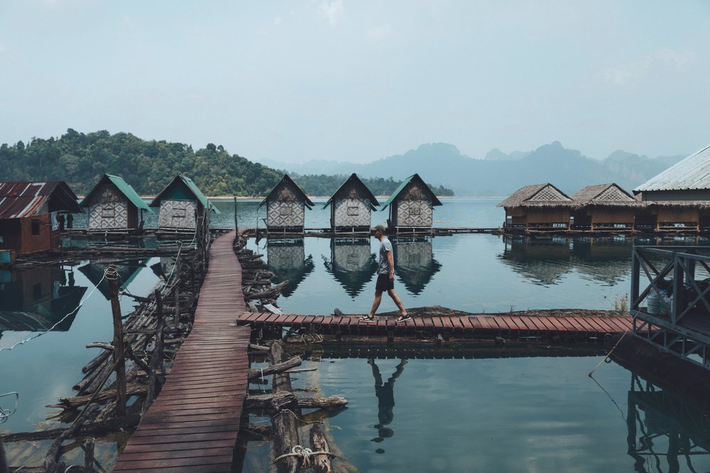  small town on the lake, you can actually book a room here 