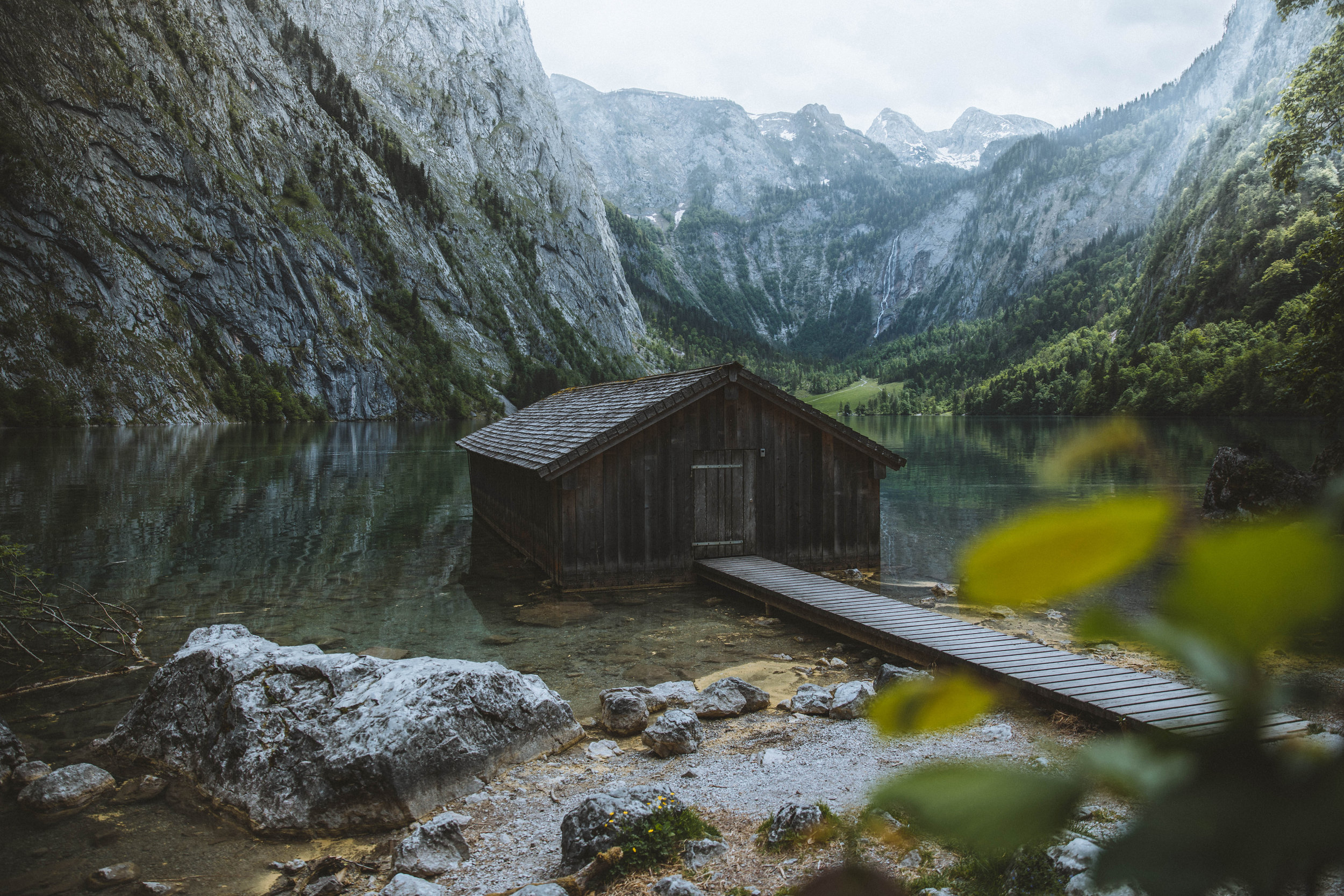  The famous cabin on lake Obersee 