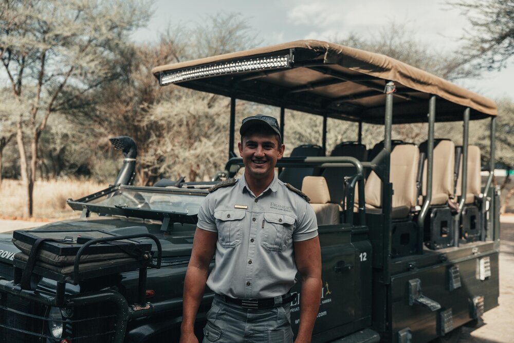  Our guide Francois. This guy literally knows everything there is to know about Erindi and the animals 