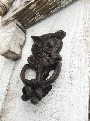 Owl Door Knocker Camilla Cotton