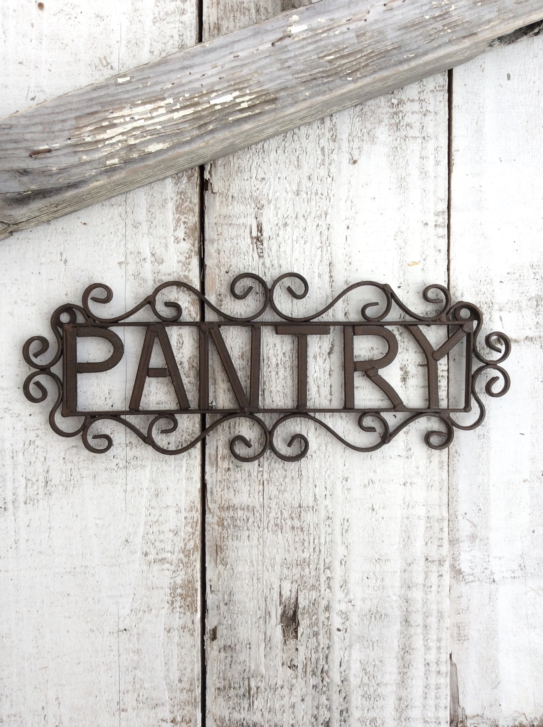 Metal Pantry Sign