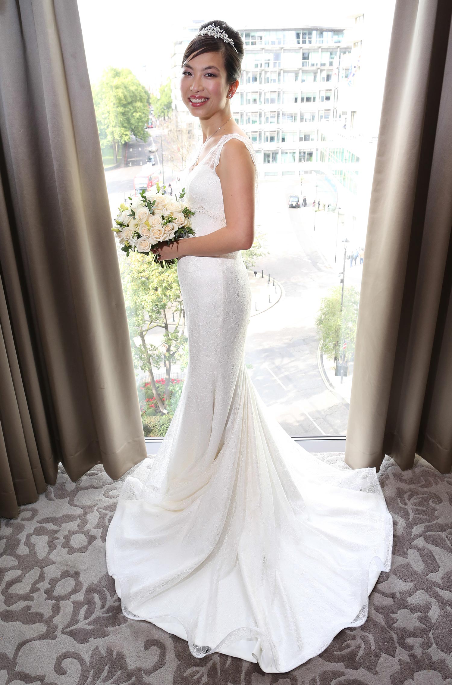 Four Seasons Hotel, Park Lane Wedding - Bridal Hair & Makeup