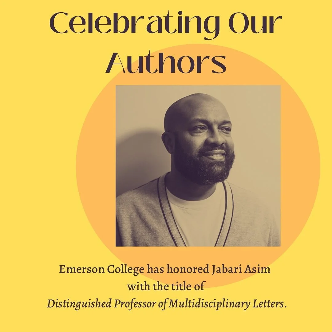 A special shout-out to Bloomsday&rsquo;s very own Jabari Asim for yet another amazing accomplishment. We are proud and Emerson College is so lucky to have him! 

.
.
.
.
.
.
.
#houston #texas #htx #houstontexas #htown #goal #small #indie #press #indi