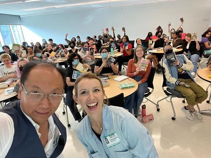 The good folks of the creative writing department @kinderhspva invited us out to talk about independent publishing. Seeing so many amazing young people who are gonna go out and change the world makes for a real good Friday. Thank you @ellupis, Ms Swi