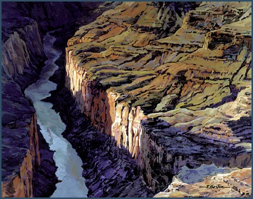 Canyon Wall 48x36 Oil