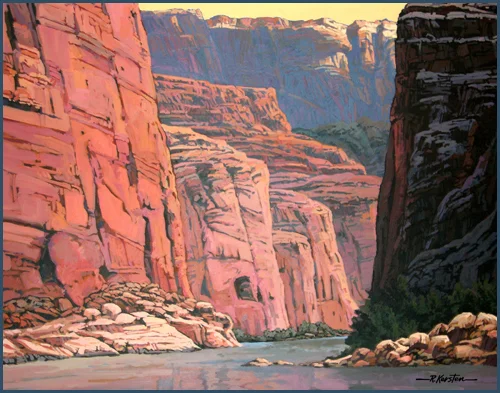 Colorado River Calm 60x48 Acrylic