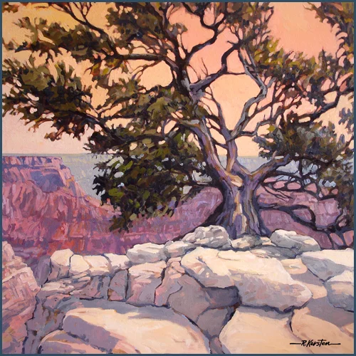 Canyon Rim Tree 24x24 Acrylic