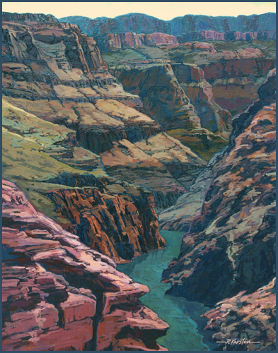 Colorado River Cut 60x36 Acrylic