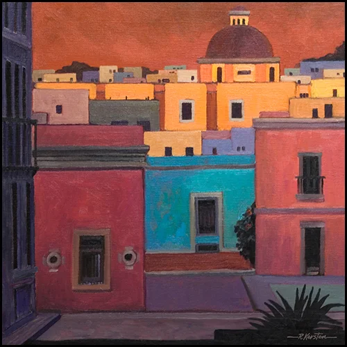 Guanajuato Color 18x18 Oil