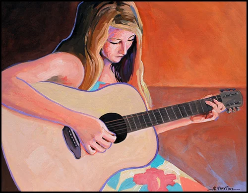 Hannah 36x24 Acrylic