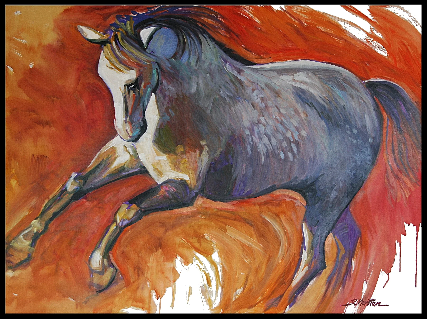 Dapple Gray 40x30 Oil