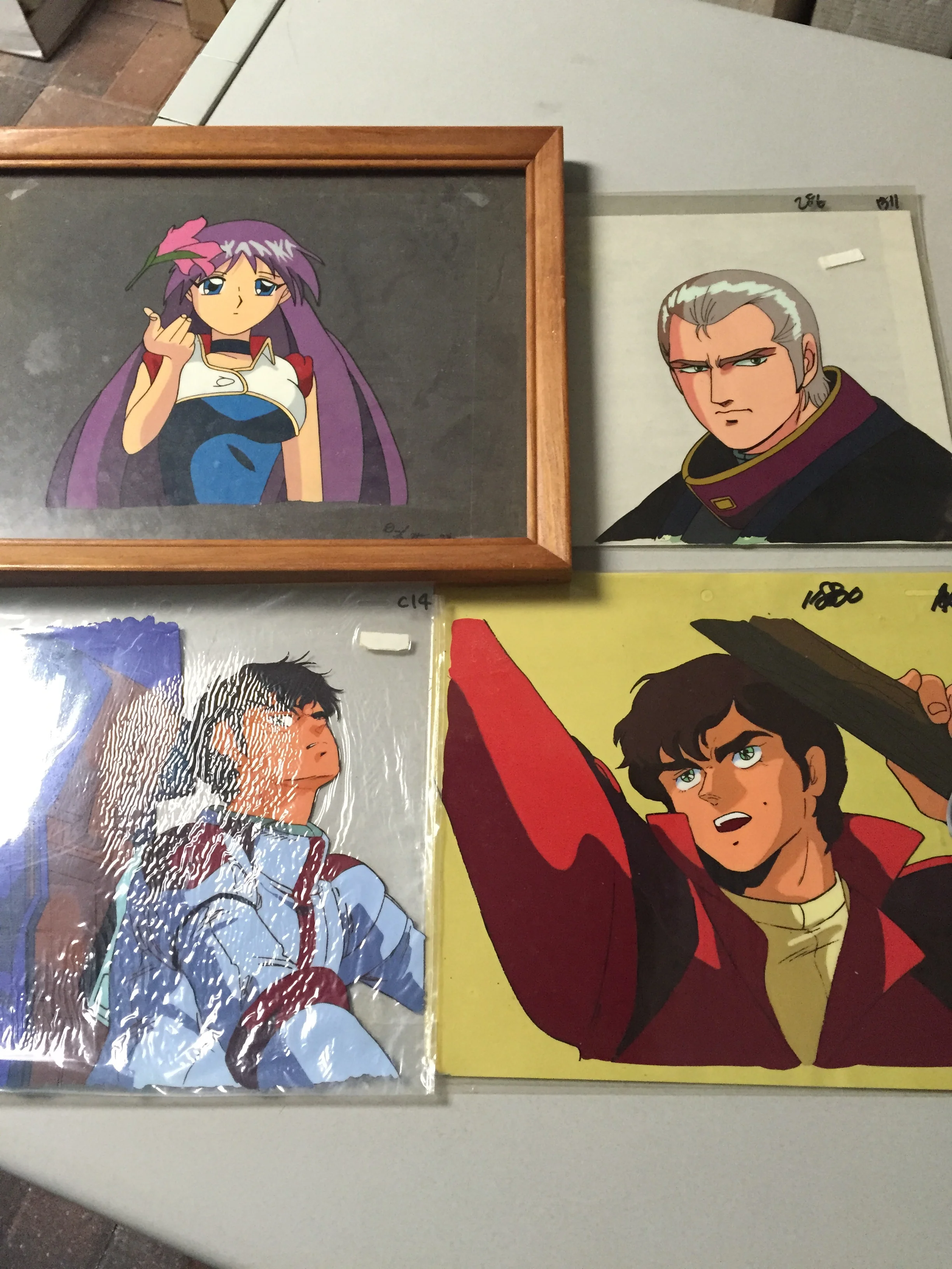 Had no idea what characters these cell's were. One of our awesome consignees figured it out for us! They're up for sale now!