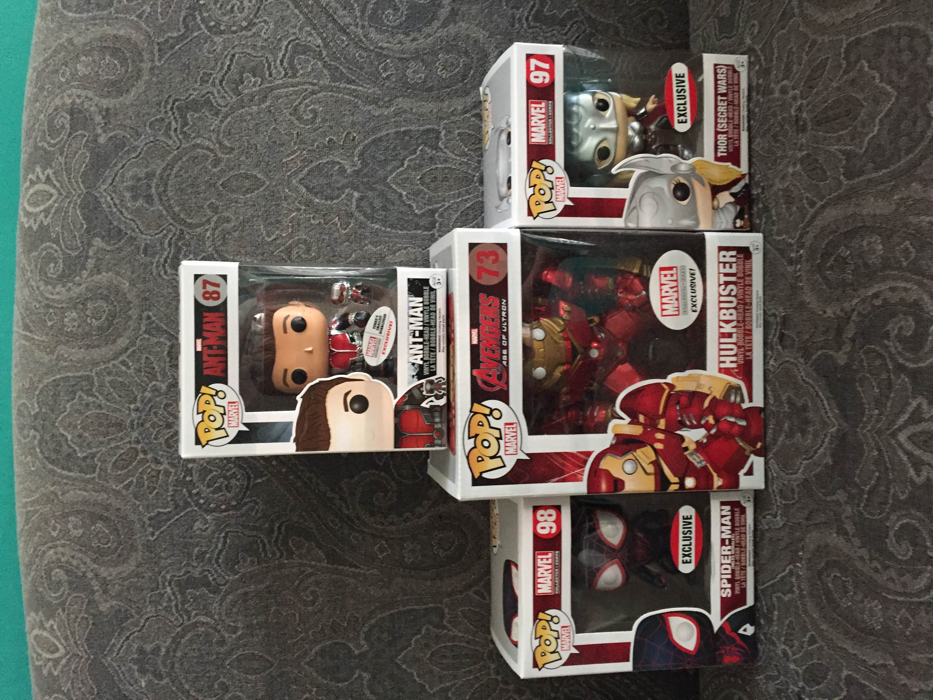 All 4 of the Collector Corps Exclusive Pops.