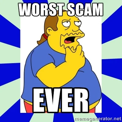 PSA, New Scam Alert!