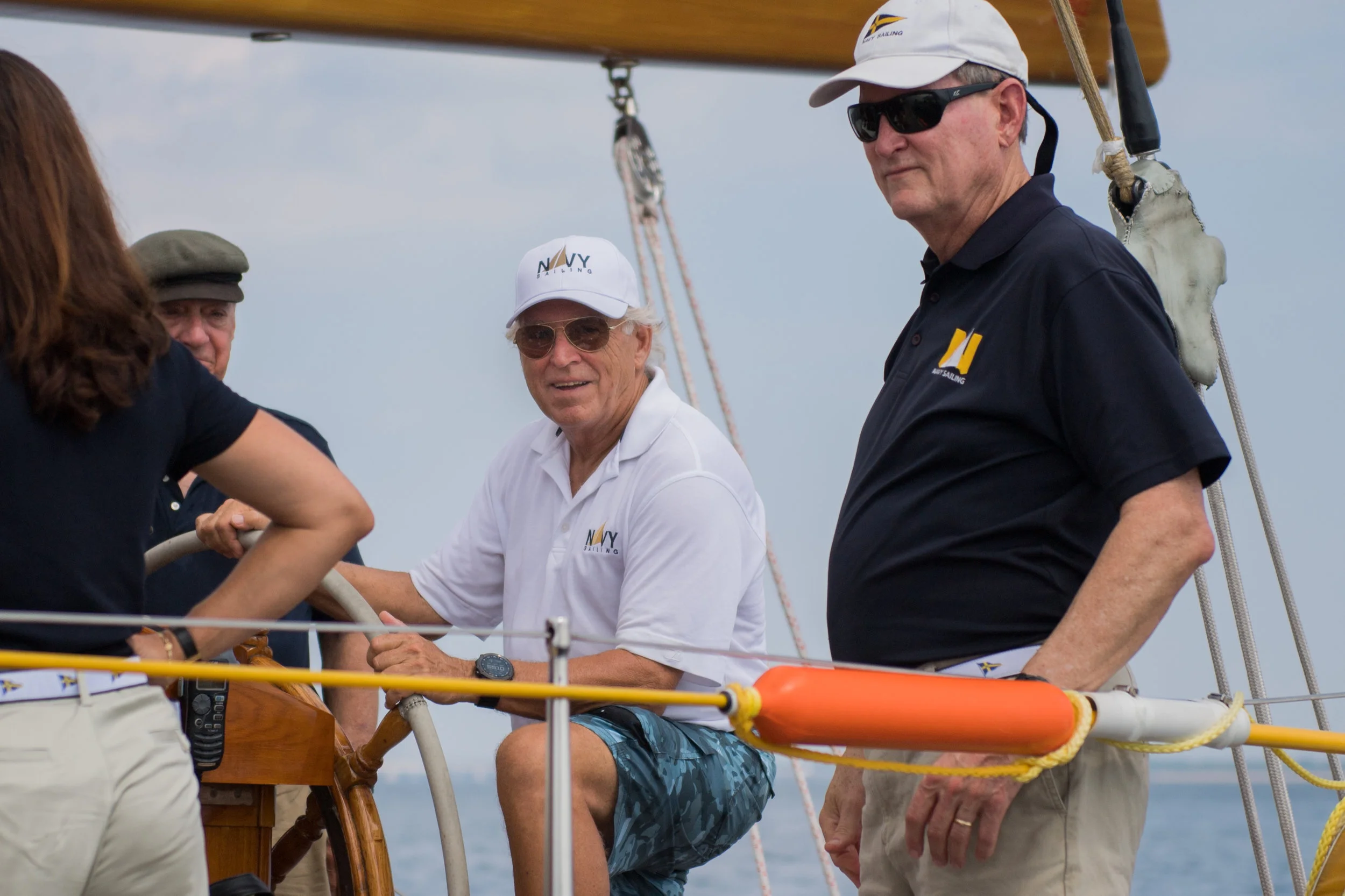 A big fan of Naval Academy Sailing, Jimmy has been wearing our gear on stage this summer.
