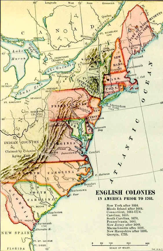 The English Colonies Before 1763