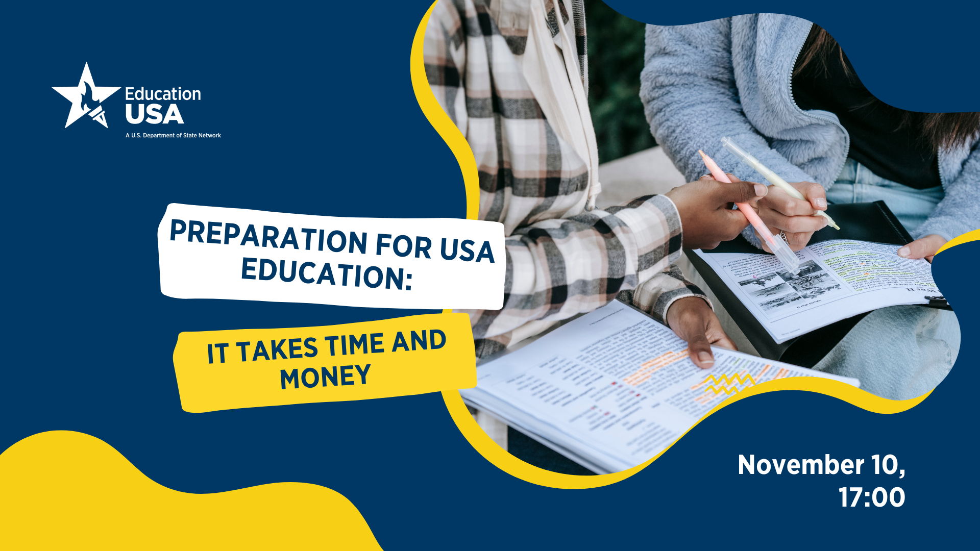 Preparation for USA education: it takes time and money
