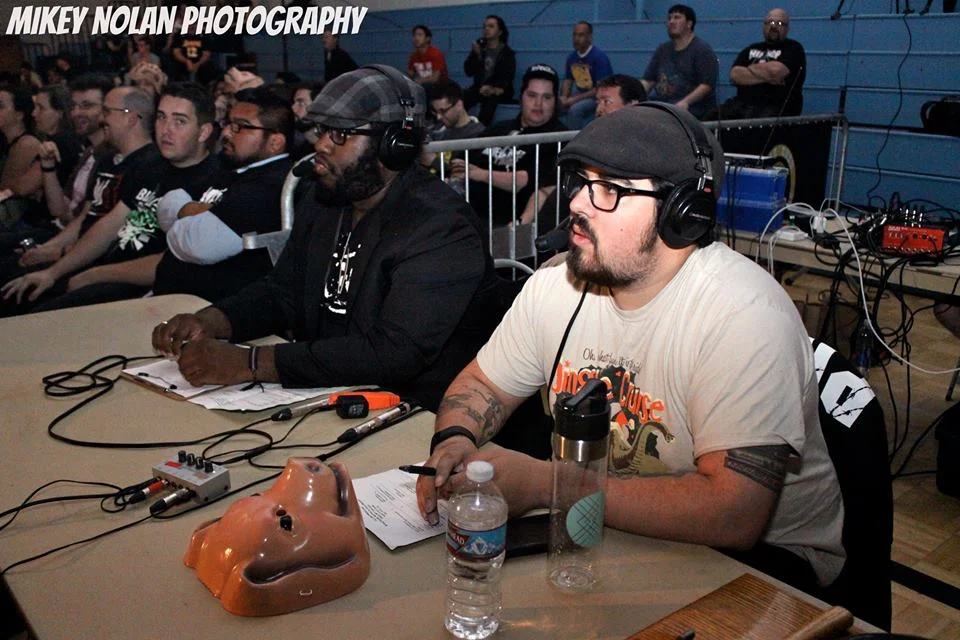 On the call for All Pro Wrestling with the Voice of APW, Jon Roberts
