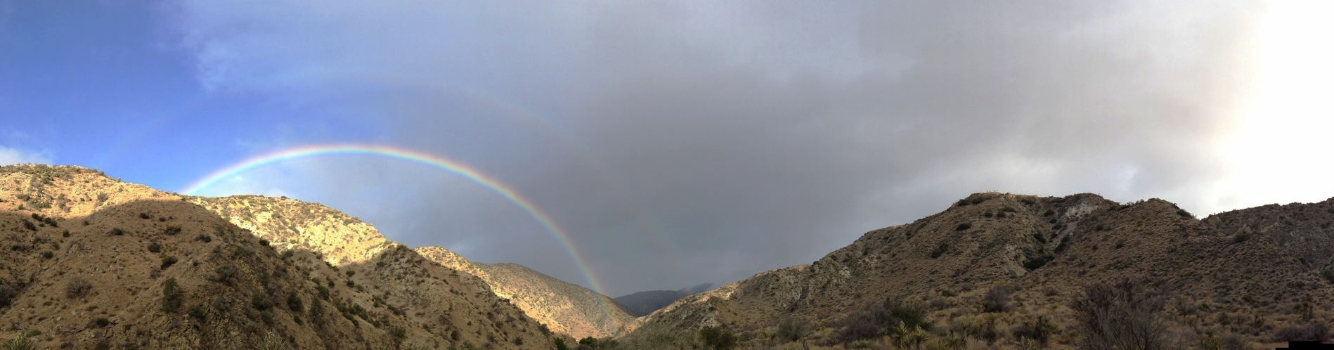Double rainbow madness.