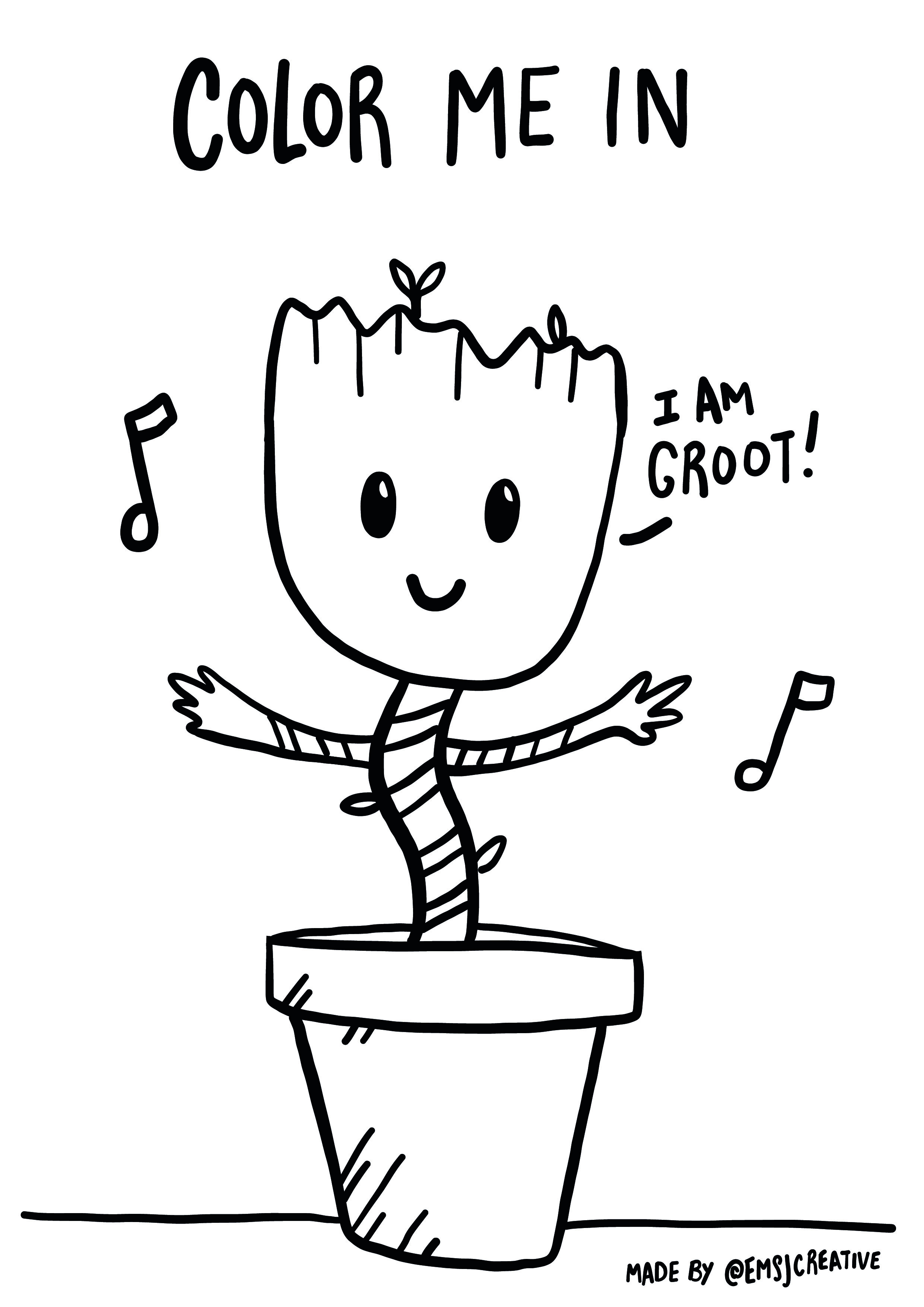 Colour in Groot