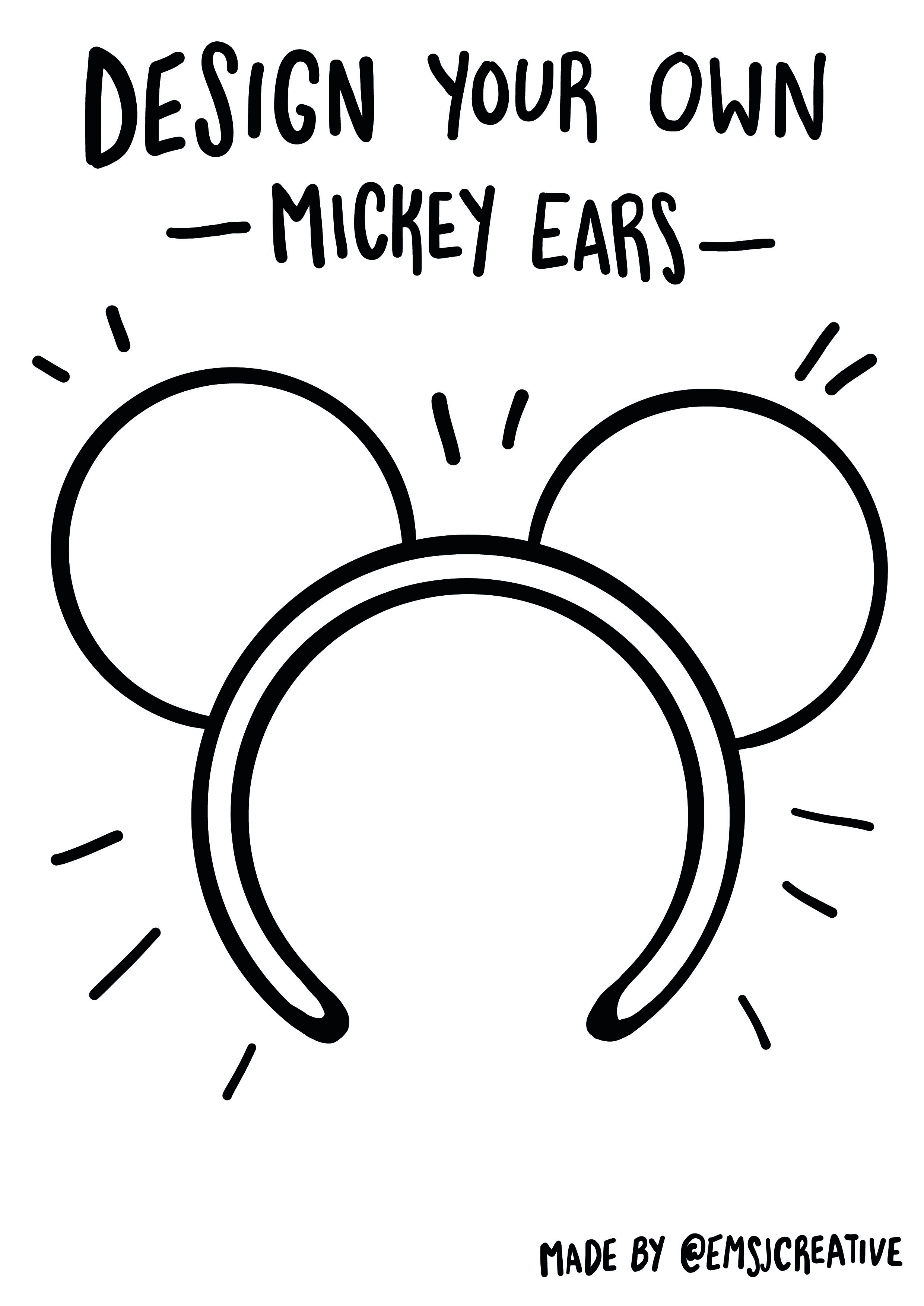 Design your own Mickey Ears