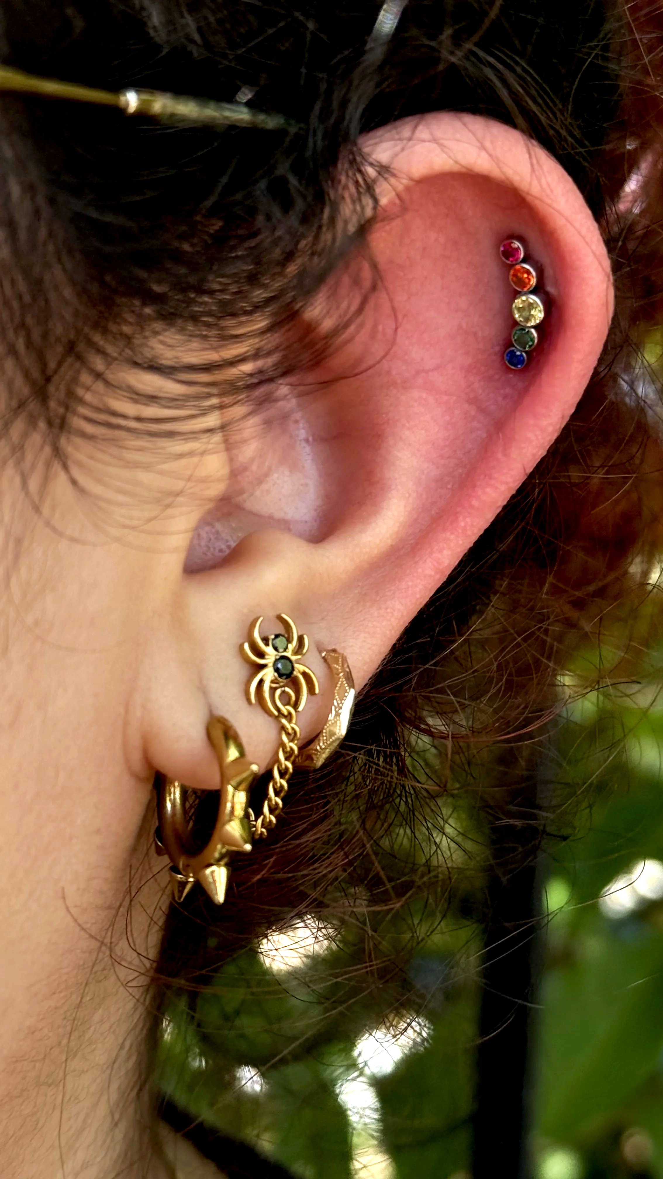 Hidden Helix Lobe Pride Jewelry Curation