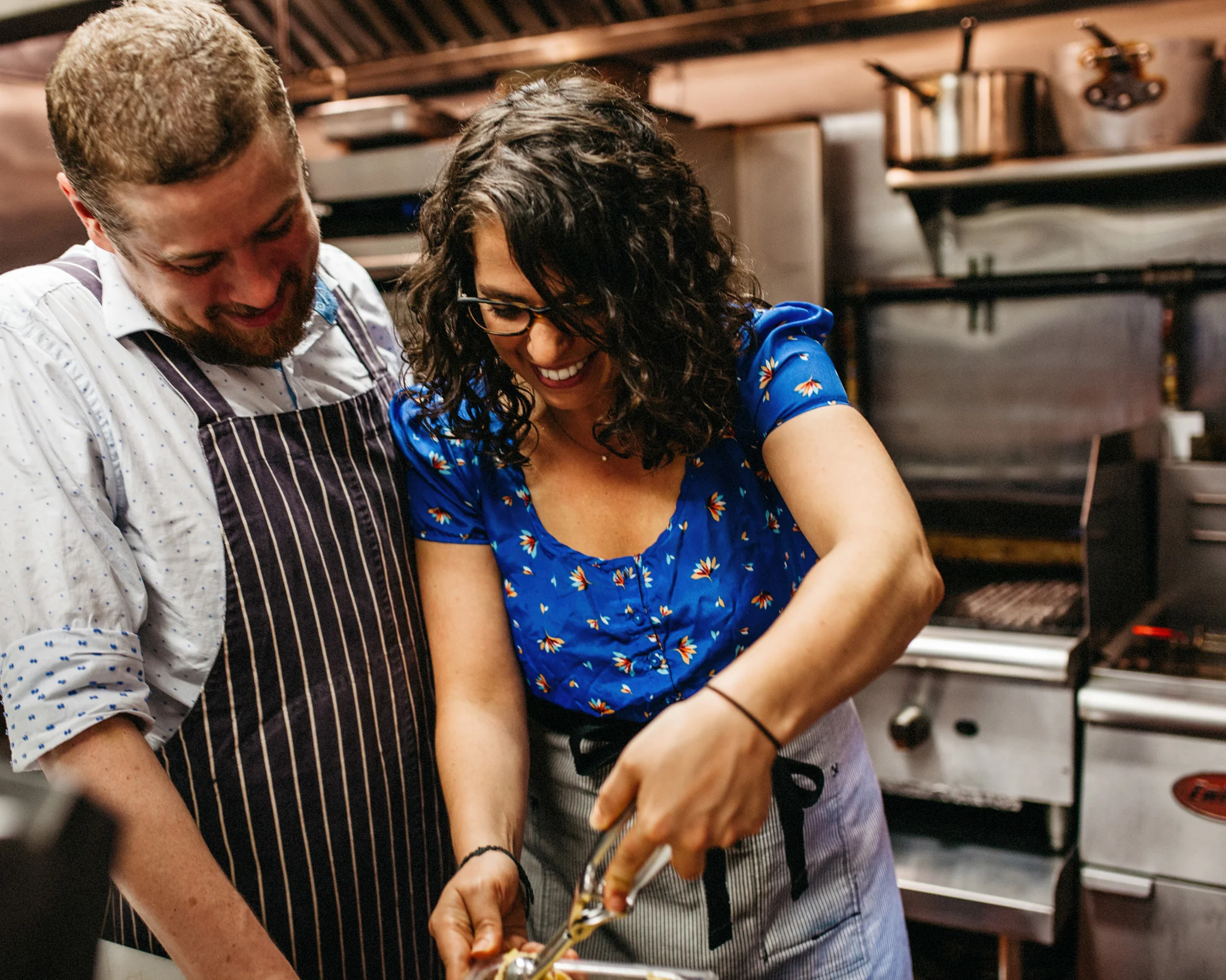 Cooking Themed Engagement Session | NYC Engagement
