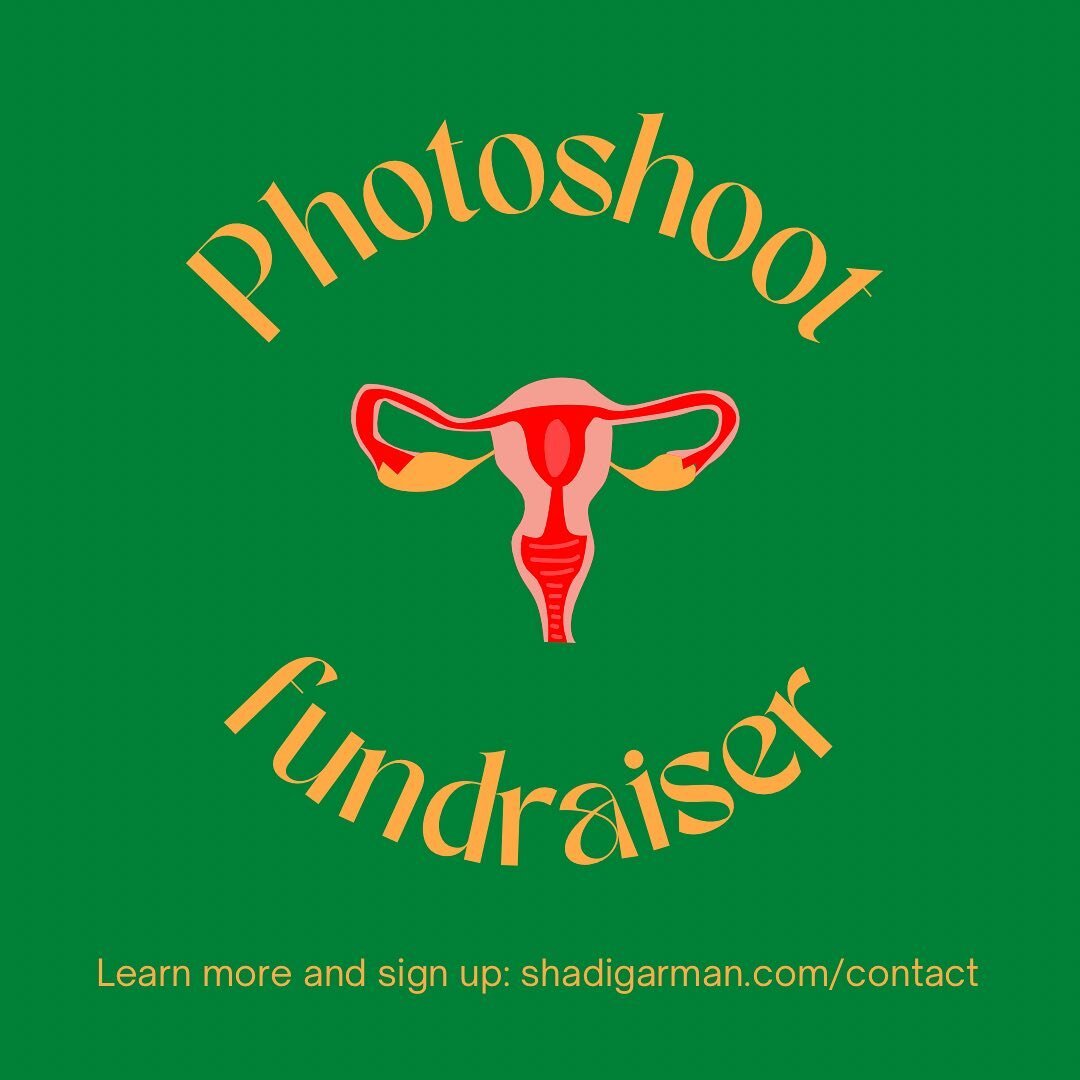 Slots are still open, abortion is still criminalized. Let&rsquo;s take photos and donate 100% of proceed to @abortionfunds. Book: shadigarman.com/contact