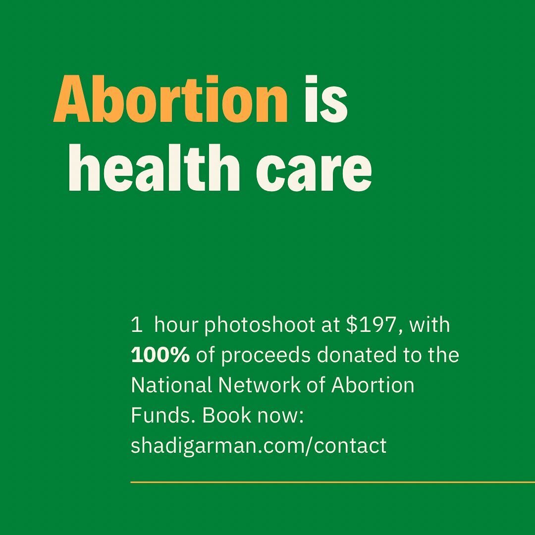 Did you vote today? Fundamental rights are at stakes and voting is the direct way to support women&rsquo;s reproductive rights. Another great action is to donate to @abortionfunds directly and/or join in my fundraiser. Extending this fundraiser till 