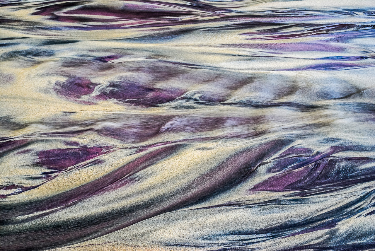 Big Sur Creek Sea-Surf-Sand Painting (2010; 2015)