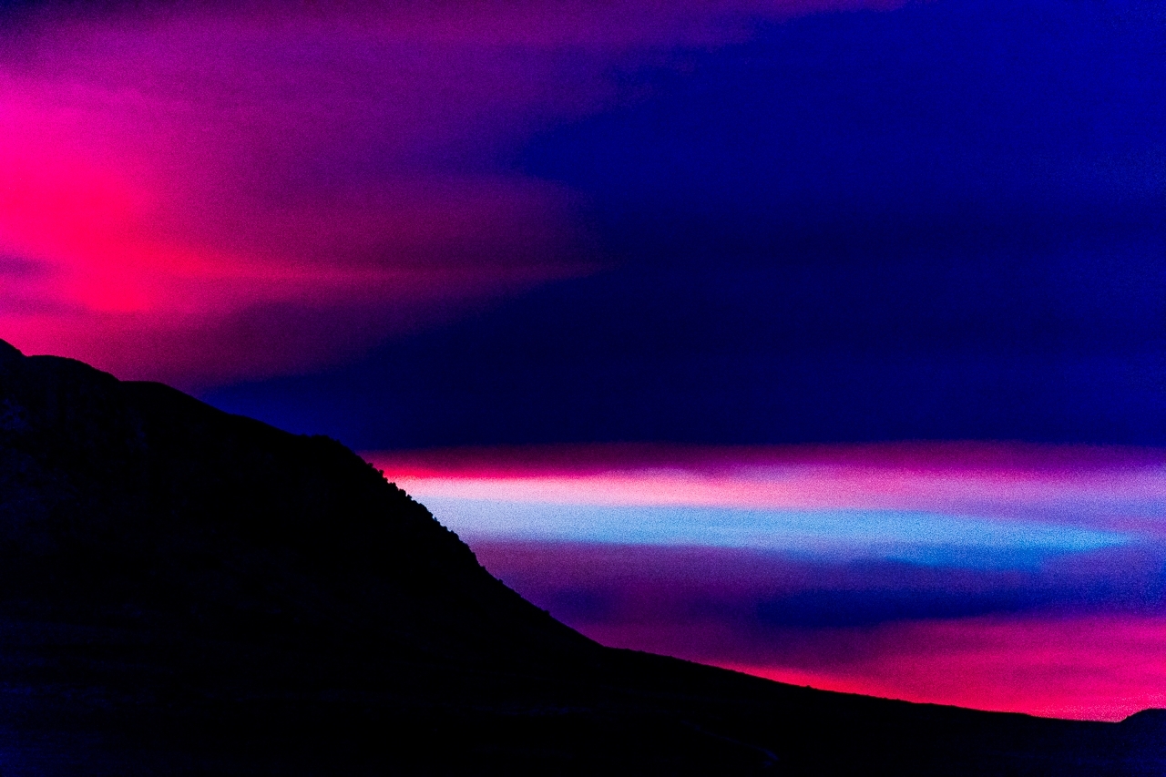 Sunset Flag Over Grand Canyon, Thanksgiving 2014