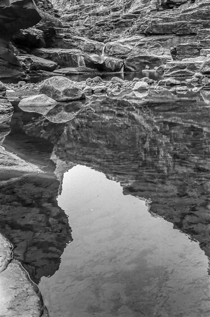 Canyon Mirror Waterfall Pool