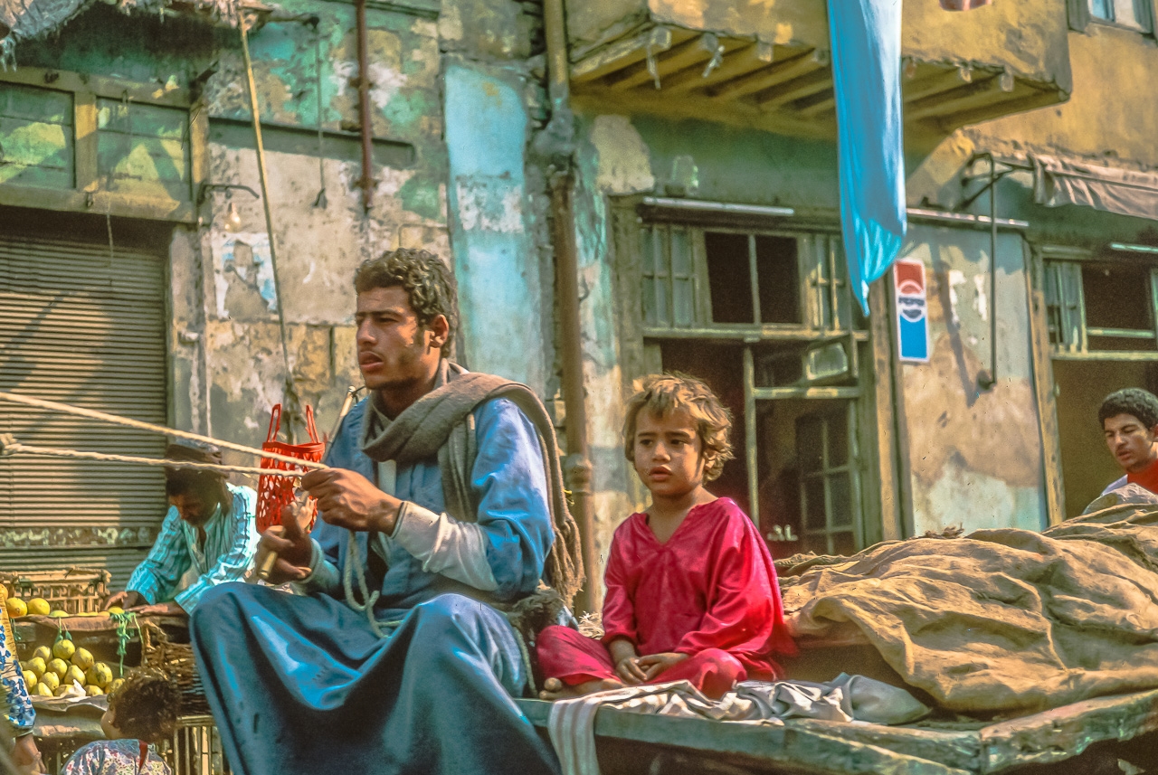Father and Son a Road Warrior Team, Cairo, Egypt (1978).