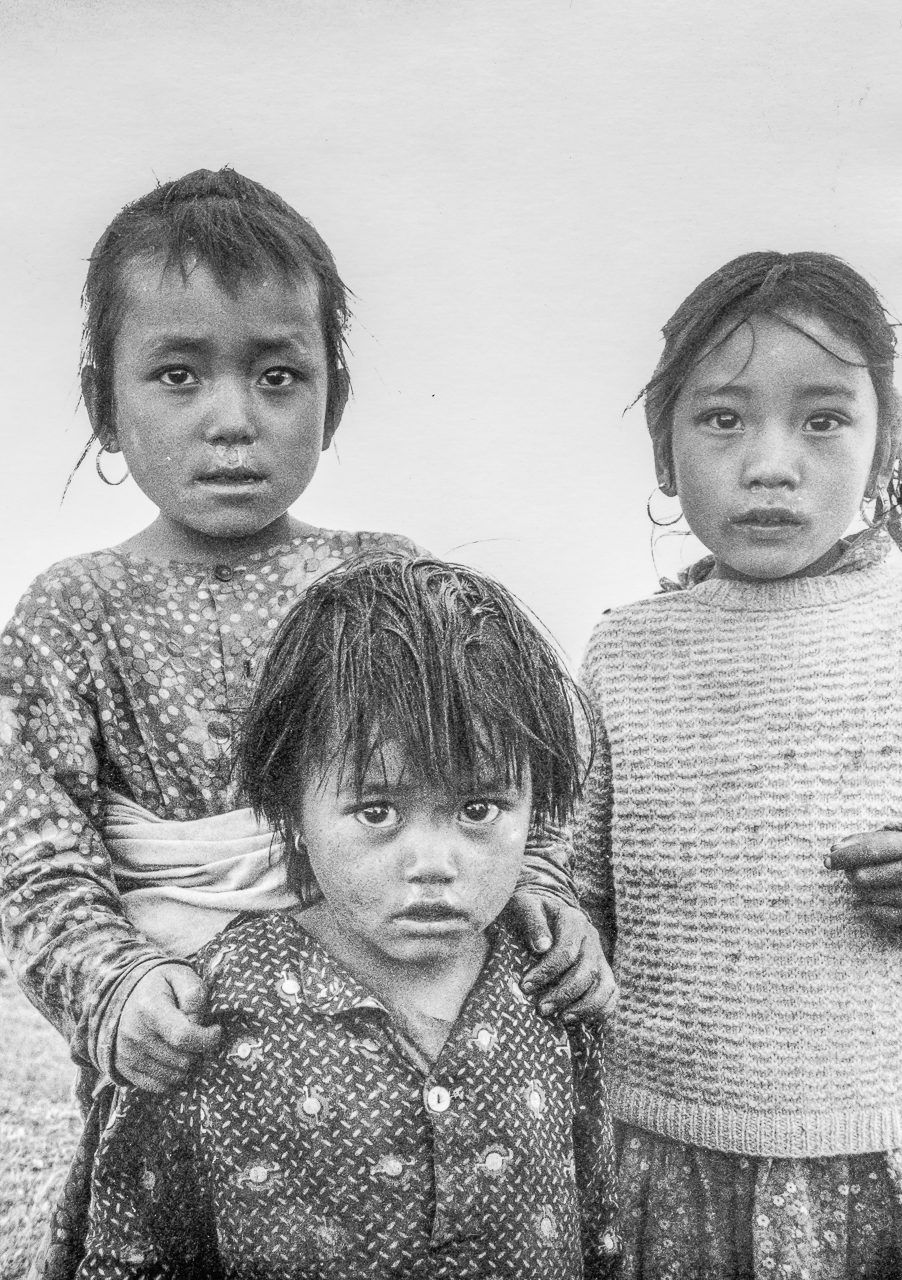 Three Village Children: Nepal