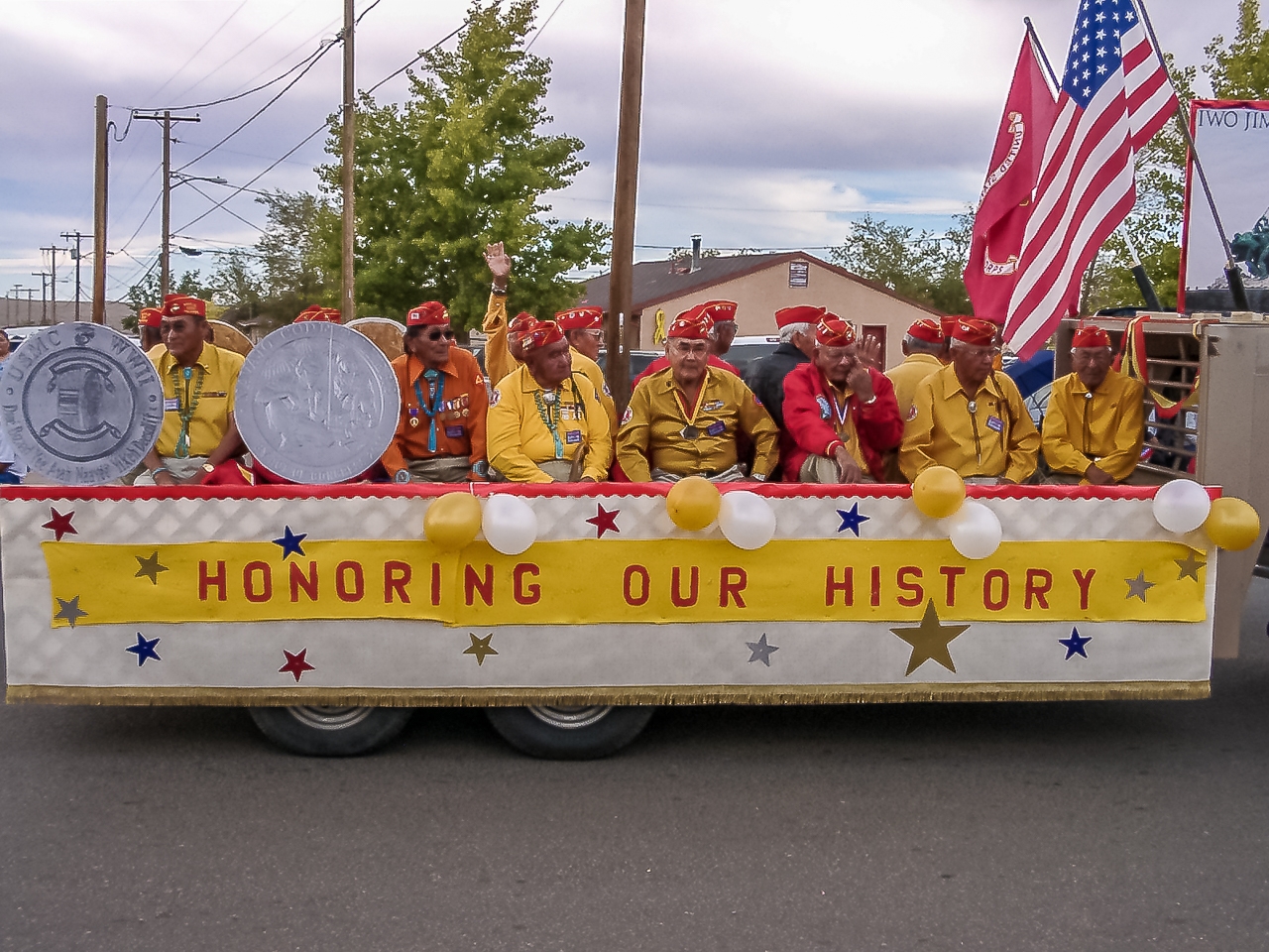 Navajo Codetalkers Celebrated in the Western Navajo Rodeo Parade