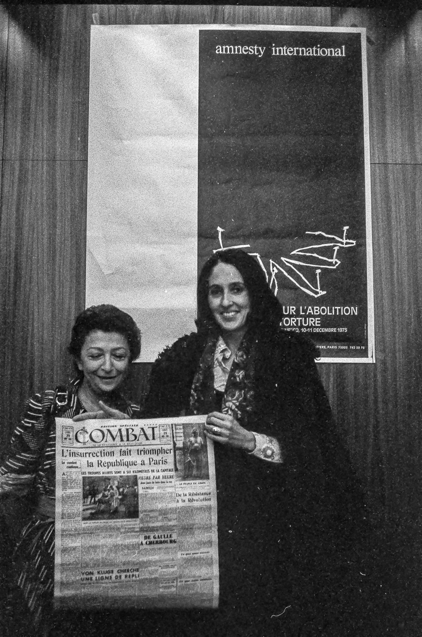 Joan Baez and Ginetta Sagan Fight Torture for Amnesty International