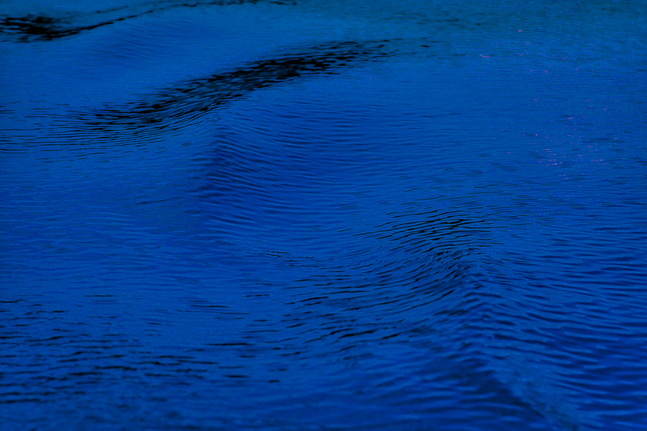Cerulean Blue Wave on Green Lake, Wisconsin