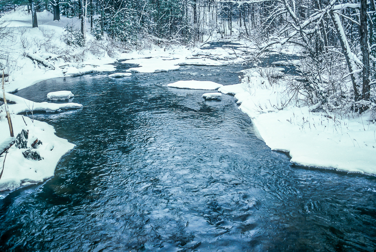 Wild Vermont River Inviting even in Winter