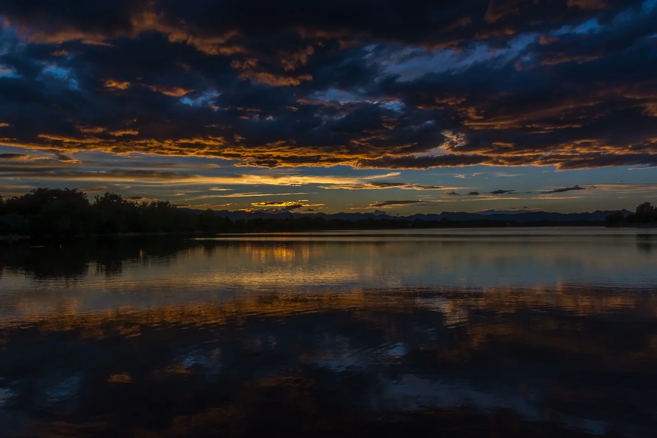 Private Lake, outside Fort Collins, Colorado.