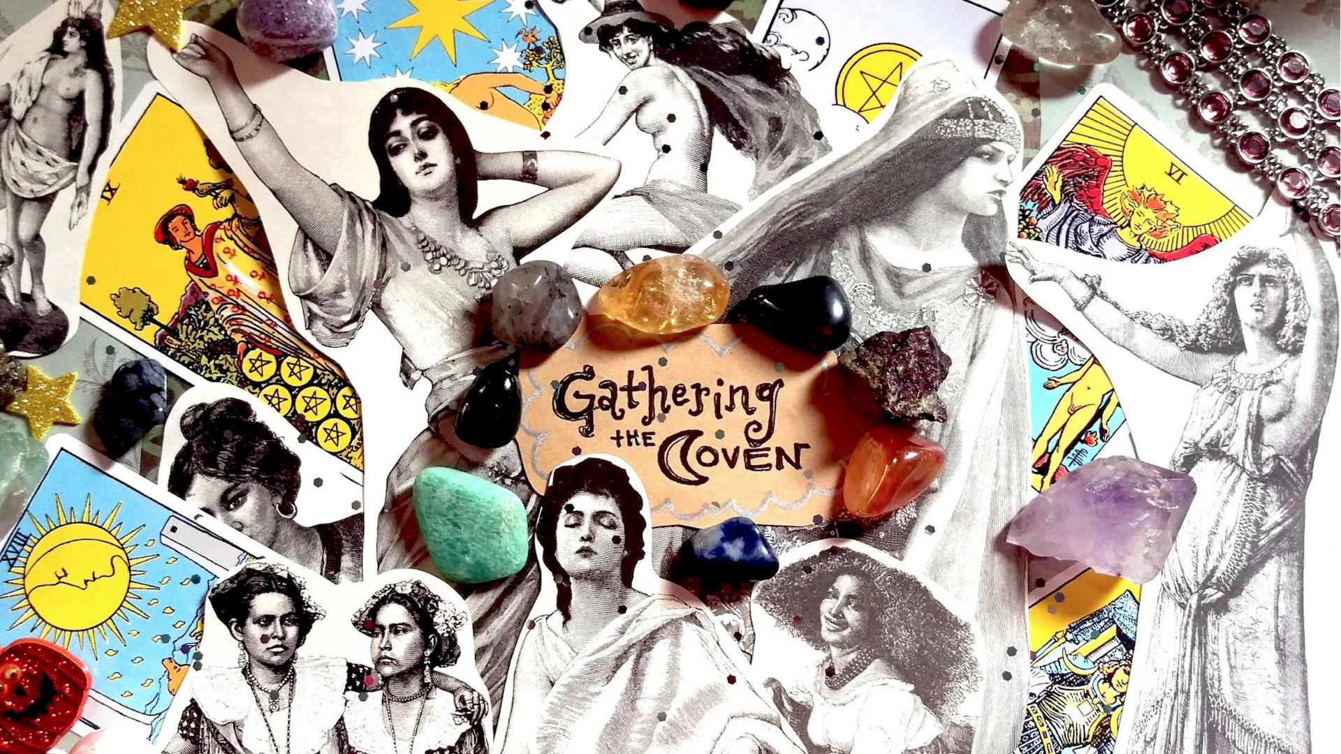 "Gathering the Coven" is a light-hearted talk show for witches that features magical comedians, musicians, and practicing witches of NYC. We will be gathering the coven every full moon in the Underground at The Peoples Improv Theater . Our June show will feature prayers from Alexius Diana , music from Jen Kwok (Songs for One) & Alyson Greenfield (Magical Realist) - plus special guests Elena Simon (Kiss Me I'm Jewitch!) will dish about being a comedy witch, Selena Coppock (Seen Better Days) will share her love of candles, Gabe Morales (San Francisco Sketch Fest) will gab about gardening, and the magical Liz Pressman (NY Post) will put the audience under her spell. Join us for our first show ever, won't you? http://gatheringthecoven.com/