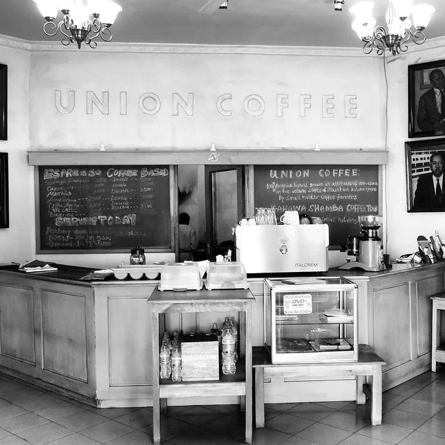 The Kilimanjaro Native Cooperative Union cafe in Moshi hasn't changed much in 70 years. The coffee grown by the smallholders on the slopes of Kilimanjaro who are part of the cooperative is very, very good indeed. #coffee #tanzania #africa