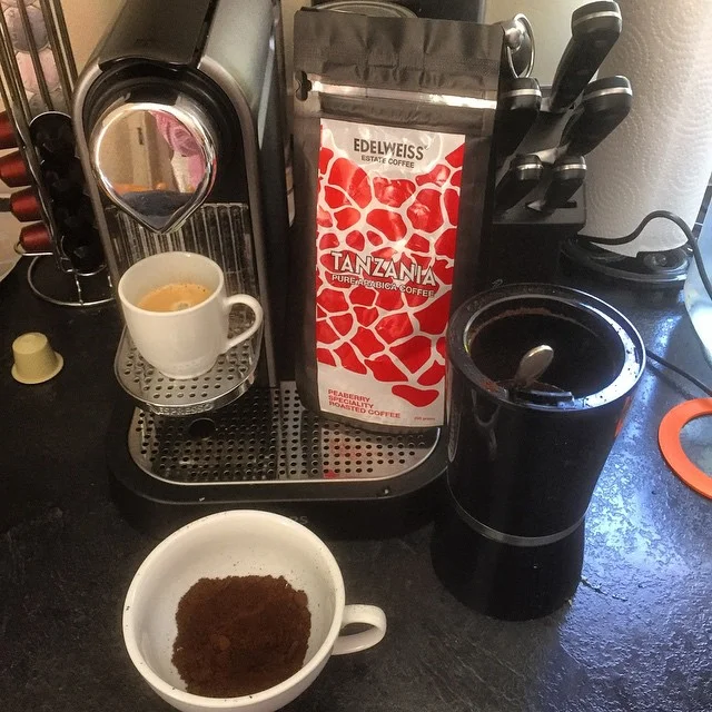 Saturday afternoon coffee experimenting... #speciality #coffee #tanzania #export #import #forsale #roastery #green
