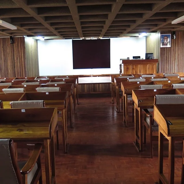 The Moshi Coffee Auction room where traders bid on locally grown coffee. The Tanzanian Coffee Board and the cooperative unions allow smallholders to receive a fair price for the great coffee that they grow. Coffee of all grades is put through the auc