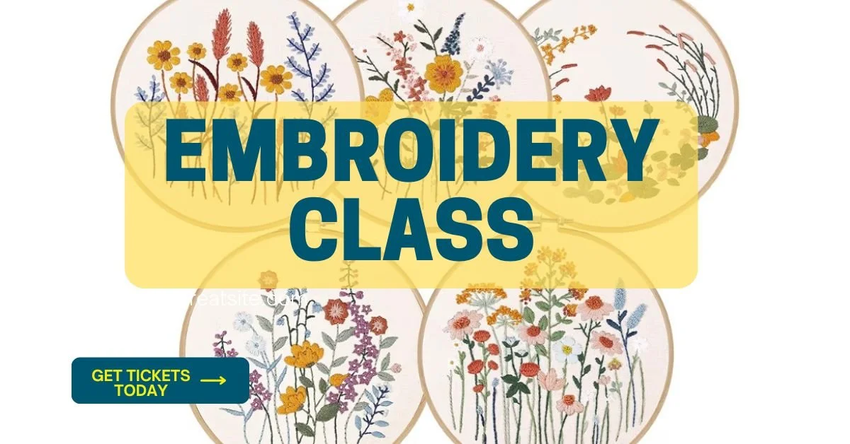 Embroidery Class at Lion Bridge Brewing 