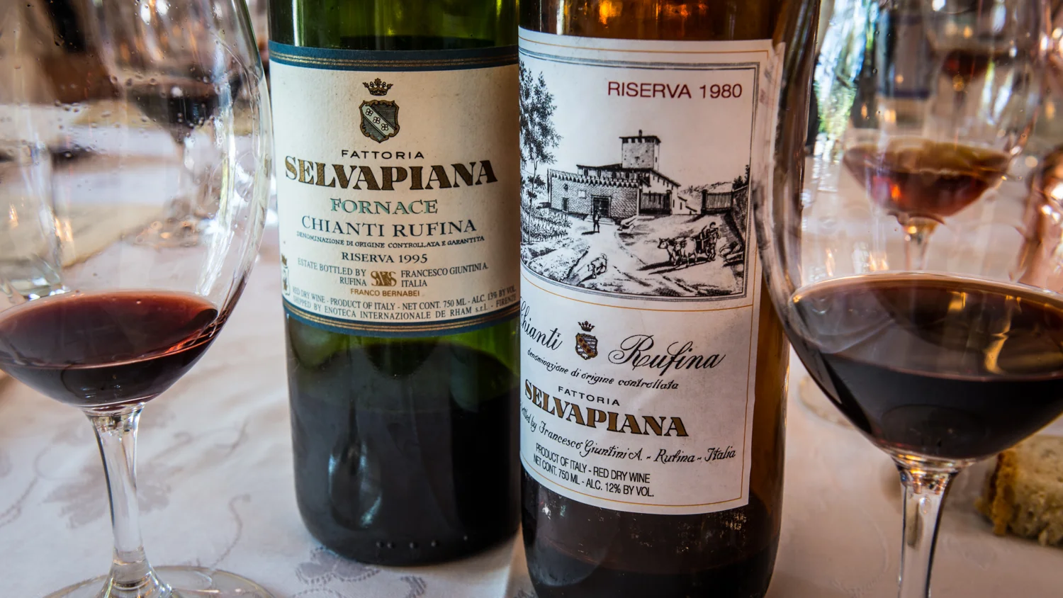 Italy : Tuscany : Lunchtime at Selvapiana in Chianti Rufina