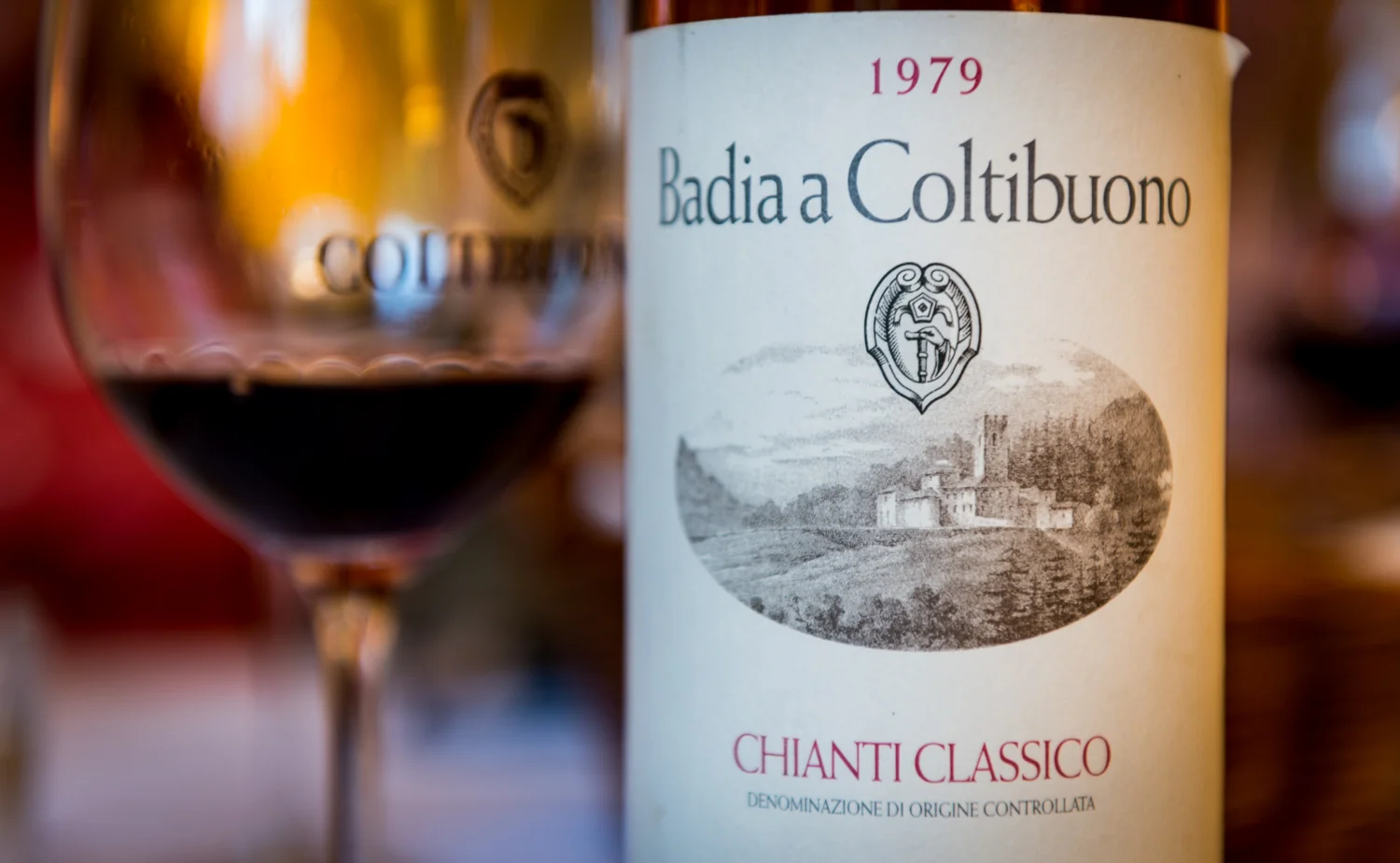 Italy : Tuscany : Well aged Chianti Classico at Badia a Coltibuono
