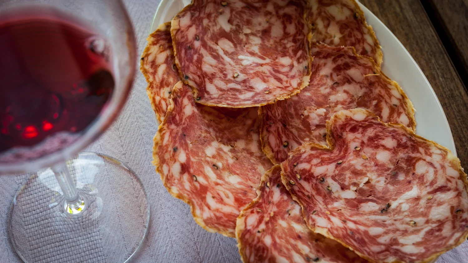 Italy : Veneto : Amarone and sopressa at Azienda Agricola Pra